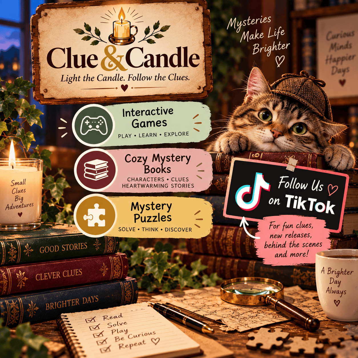 Clue and Candle Tiktok